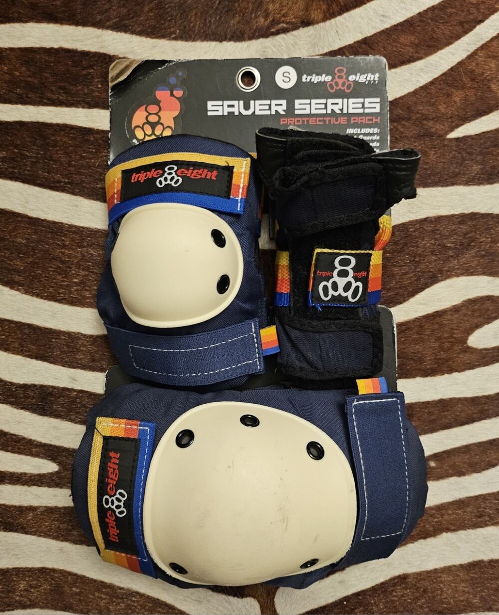 Triple Eight Saver Series Rollerskating Pad Set - Pacific Beach Sz S